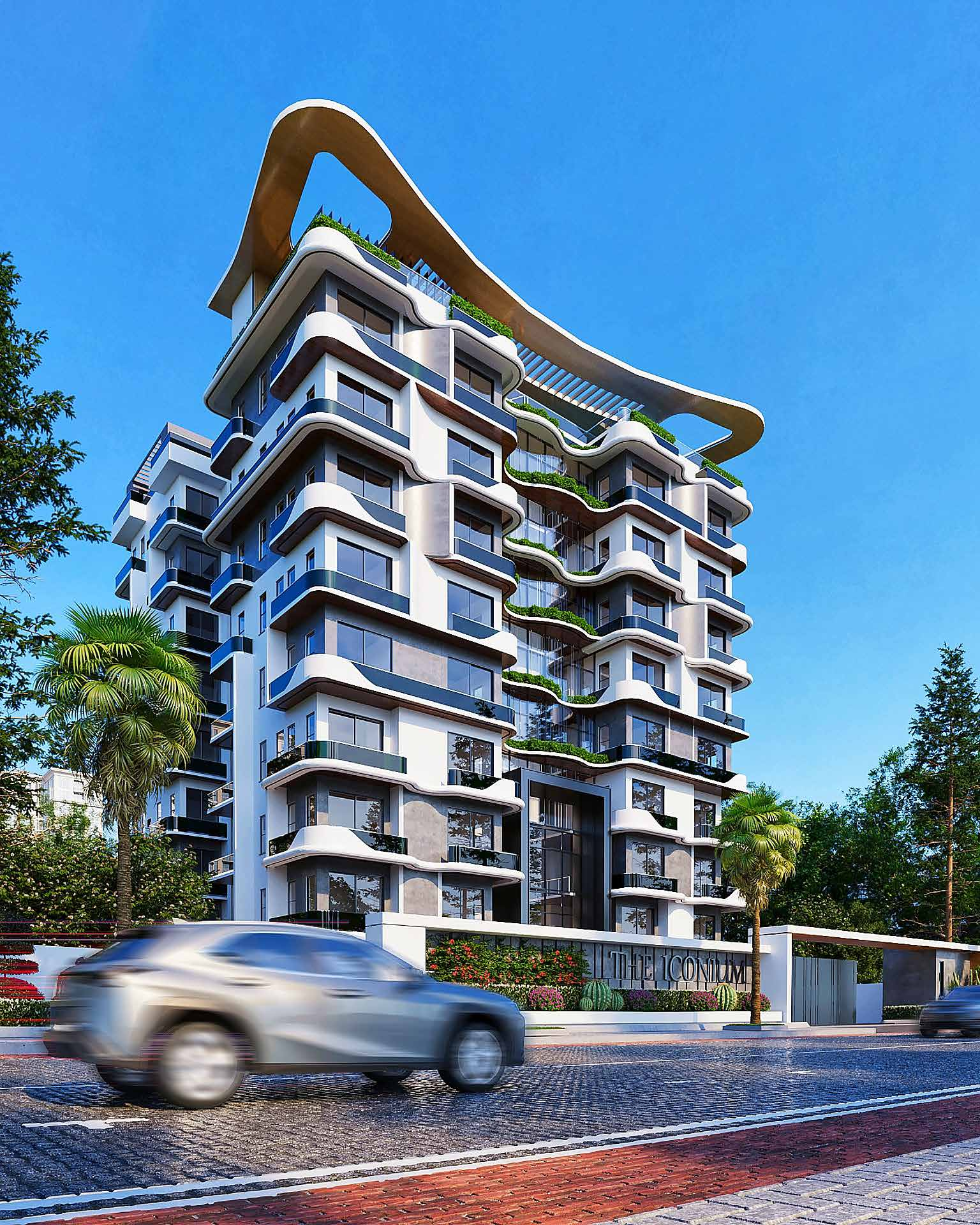 The Iconium Exterior View